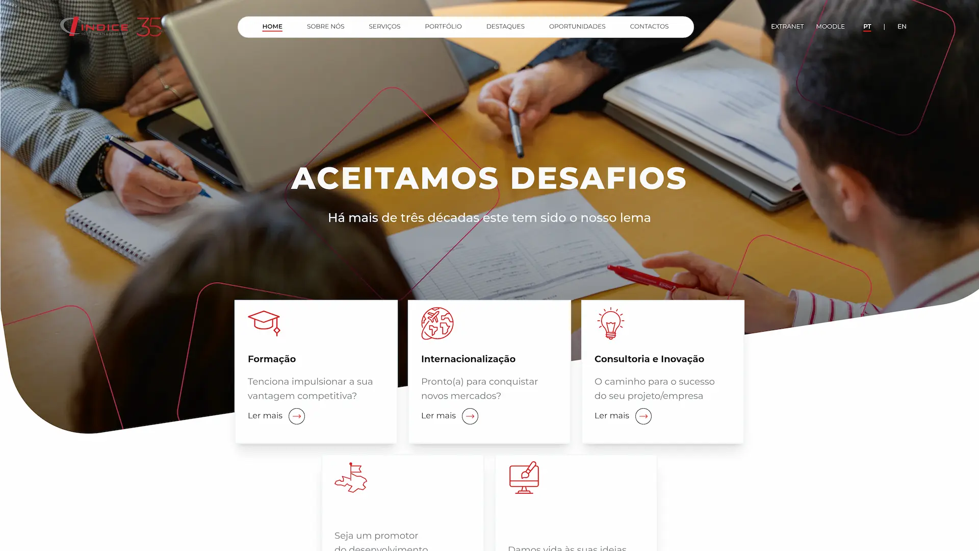 Índice ICT & Management site